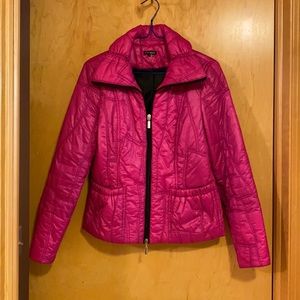 600 West magenta puffer jacket